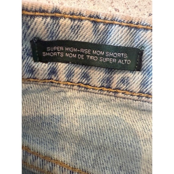 Wild Fable Women's Size 12/31R Super High‎ Rise Mom Denim Shorts - Picture 4 of 4